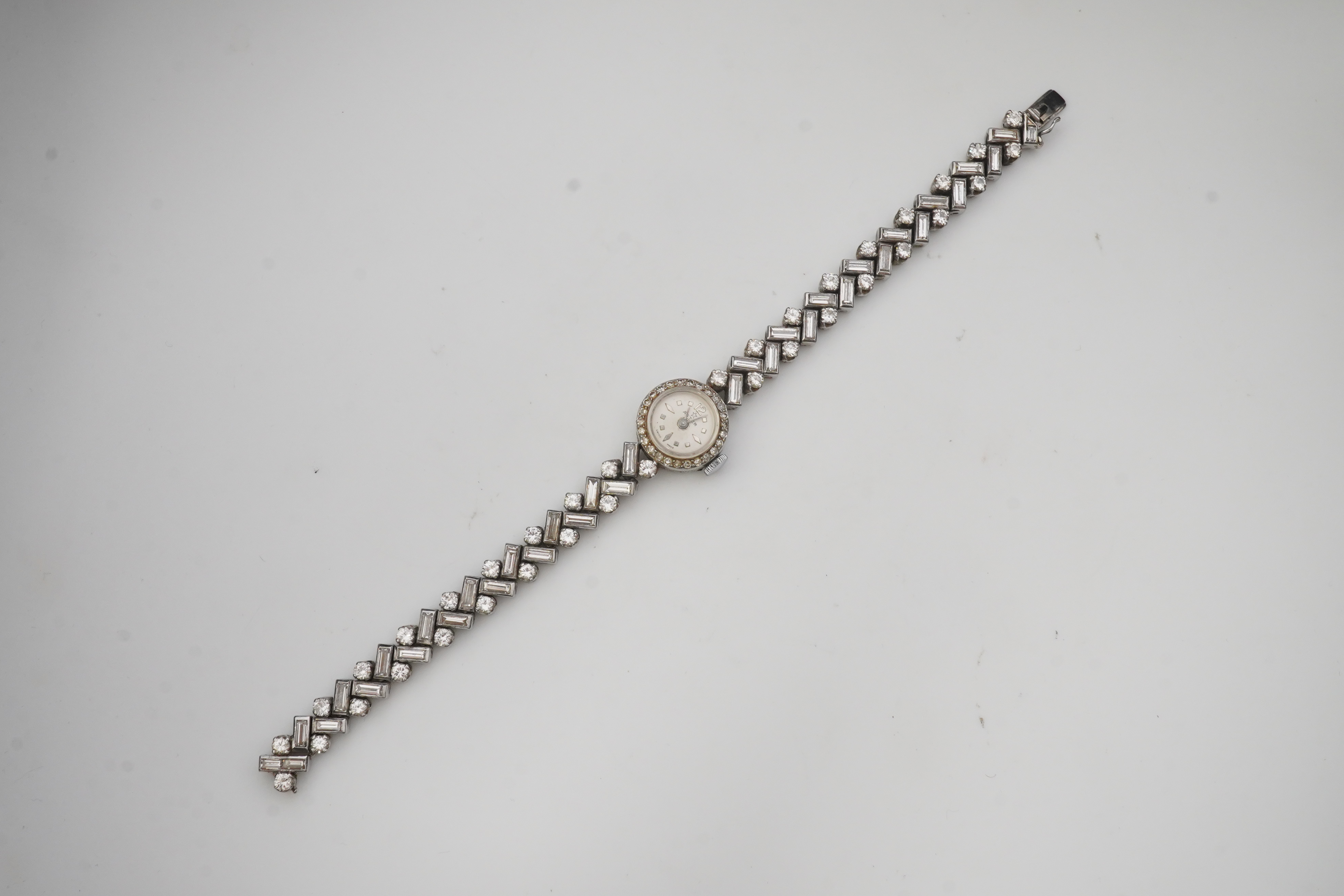 Aster, a stylish lady's diamond cocktail watch, 1960s